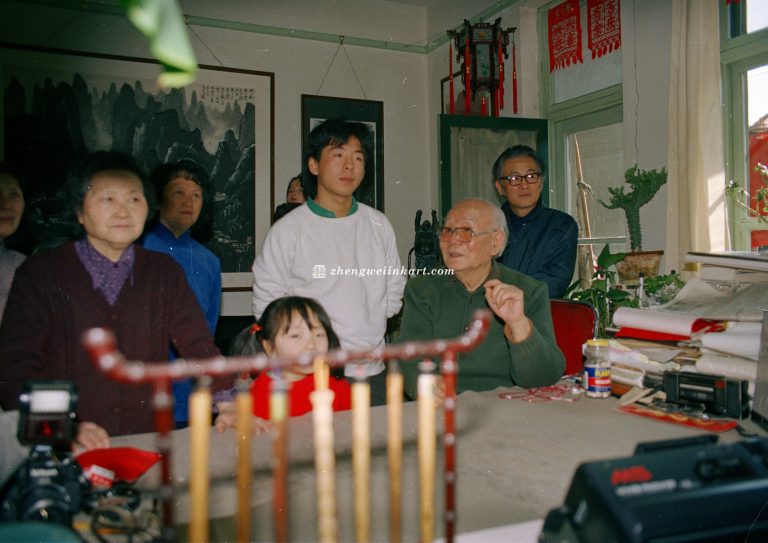 舅公李可染、邹佩珠夫妇一同点评作品